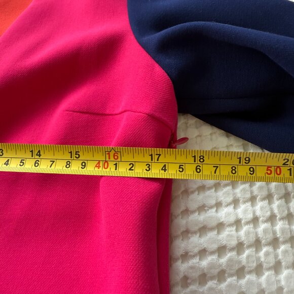 DvF ColorBlock Dress (Size 6 Never Worn Like New) - Picture 8 of 13
